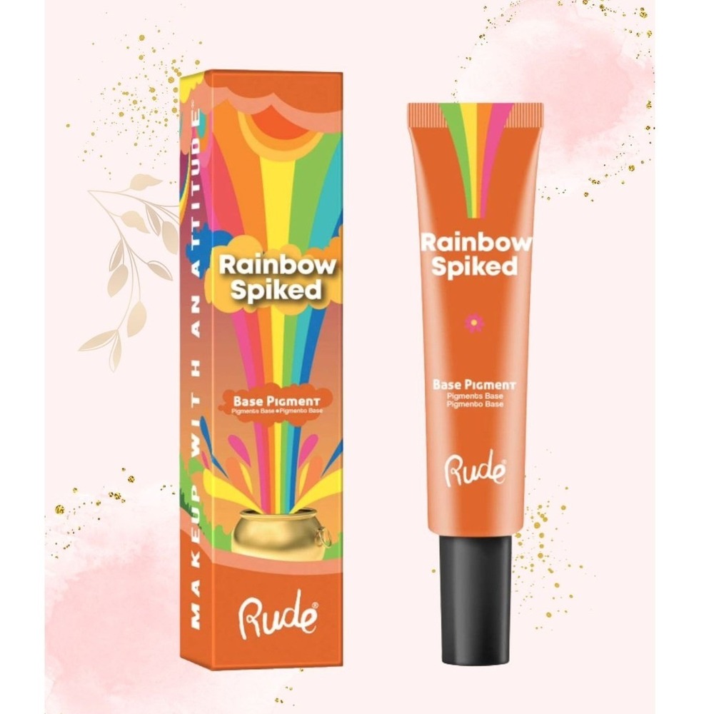 Rude Cosmetics - Rainbow Spiked Color Base Pigment - Orange Makeup *NEW!* - Picture 2 of 2
